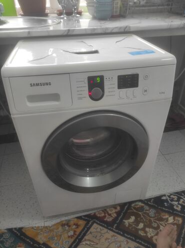 ремонт стиральной машины автомат: Стиральная машина Samsung, Б/у, Автомат, До 6 кг, Полноразмерная
