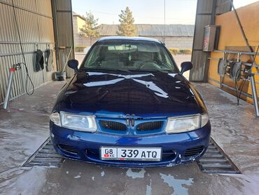 передний бампер опель вектра б: Mitsubishi Lancer (седан), синий цвет, на киргизских номерах G8 KG 339
