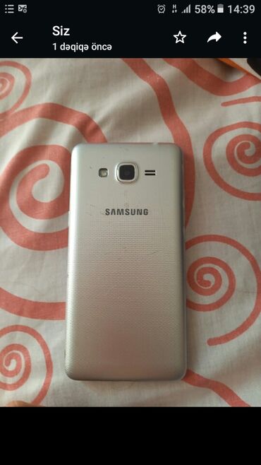 samsung j2 prime: Samsung Galaxy J2 Prime | 2 GB | rəng - Boz | Düyməli