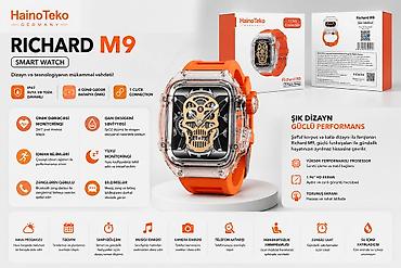 mattpear m plus: Kateqoriya: Smart saatlar Haino Teko Richard M9 Orange Premium — 1