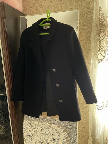 женские пальто накидка: Пальто L (EU 40), цвет - Черный