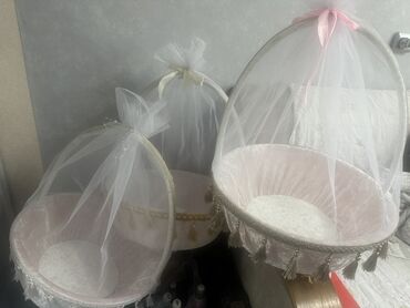 для кровати: Люлька, Колыбель, цвет - Розовый