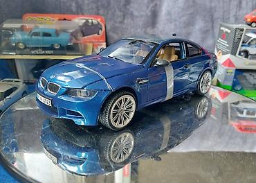 Avtomobil modelləri: Коллекционная модель BMW M3 E92 Coupe blue metallic 2007 MotorMax — 8