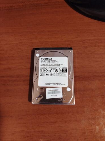 2tb hdd toshiba: Sərt disk (HDD) Toshiba, 512 GB, 7200 RPM, 2.5"