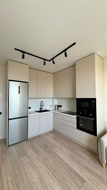silver kitchen: Кухня от 9 000 сом/м² | 3D проект бесплатно Премиальная мебель от — 1