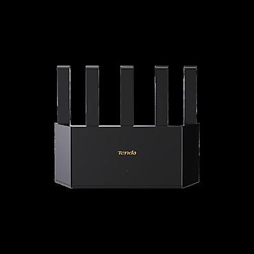 rj: Двухдиапазонный Wi‑Fi маршрутизатор Tenda (черный) с пятью внешними — 1