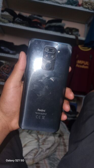 ноутбук ош: Redmi, Redmi Note 9, Б/у, 64 ГБ, цвет - Серый