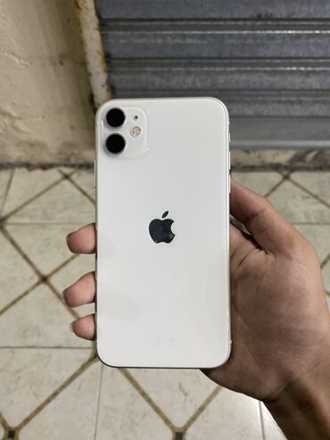 iphone 11 arxalıq: IPhone 11, 64 GB, Ağ, Face ID, Sənədlərlə