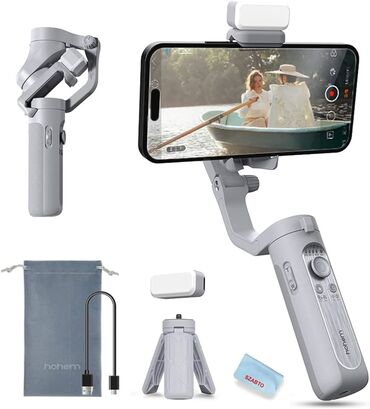 Аксессуары для фото и видео: Cтабилизатор для телефона Hohem iSteady XE kit Сверхлегкий складной