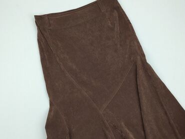 brązowa długie spódnice: Spódnica, S, stan - Idealny