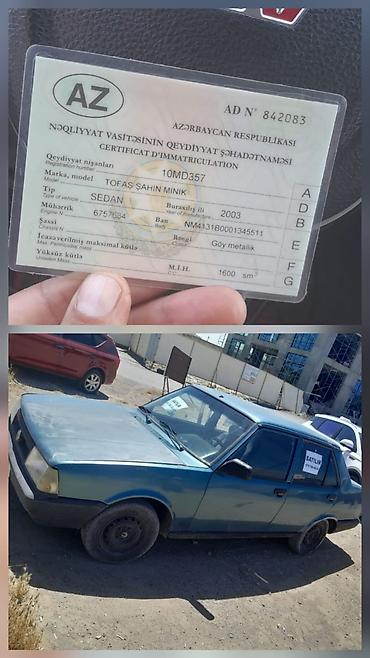 naxcivan masin elanları: Tofat sahin ili 2003 ci il prablemi yoxdur qiy 2500 azn unv baki — 1