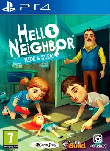 Игровые диски и картриджи: Ps4 hello neighbor hide seek