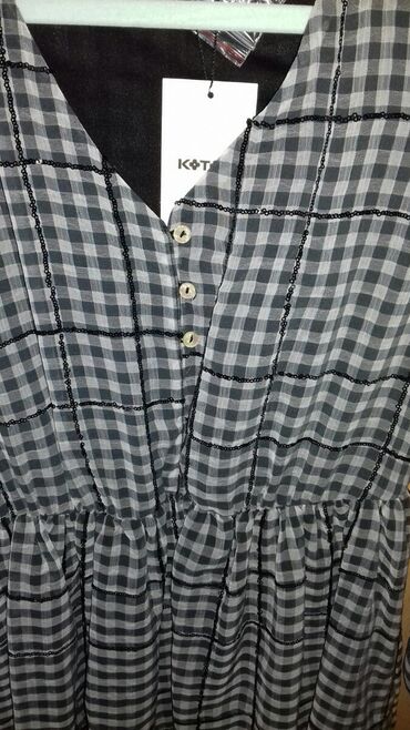 Haljine: S (EU 36), bоја - Siva, Dugih rukava — 8