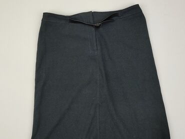 zamszowa spódnice czarne: Spódnica, XL, stan - Dobry