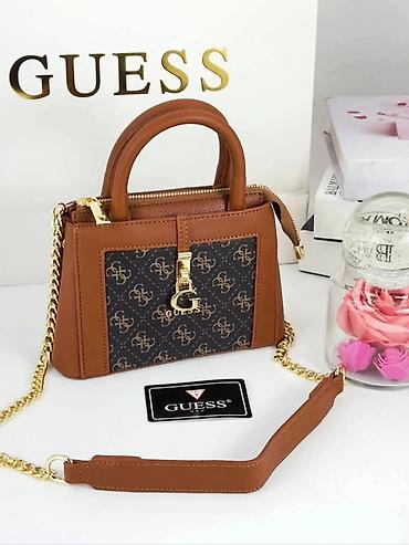 Torbe: GUESS ženska torbica – mini satchel/kamer torba sa lancem - Model — 1