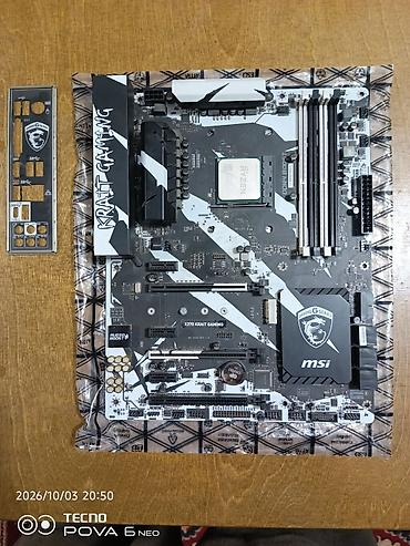 Настольные ПК и комплектующие: MSI X370 KRAIT GAMING (ам4) / без процессора
цена 4500 — 2