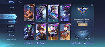 Digər kolleksiyalar: Mobile Legends: Bang Bang oyun hesabı Ümumi: - Server — 3