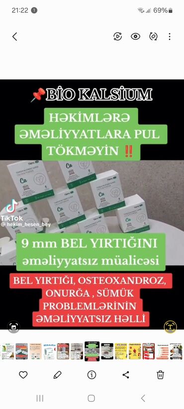 Свадебные платья и аксессуары: Tiens sağlamlıq məhsulları – kompleks dəst - Bio Kalsium (Tiens