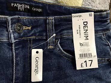 Cinslər: Джинсы George - high waisted slim, размер 10. Новые, с этикетками — 2