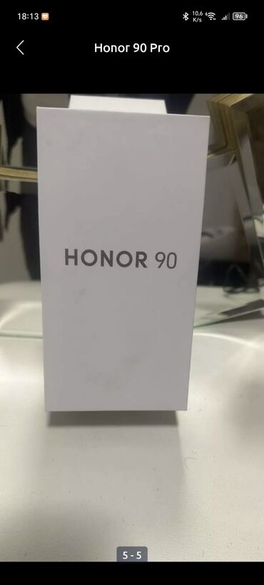 gəncədə telefon: Honor 90, 256 GB, rəng - Yaşıl, Zəmanət, Sensor, Barmaq izi