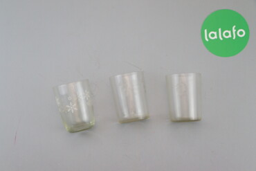 124 товарів | lalafo.com.ua: Скляні стакани з принтами 3 шт. Розмір: 10х7 смСтан гарний, є сліди