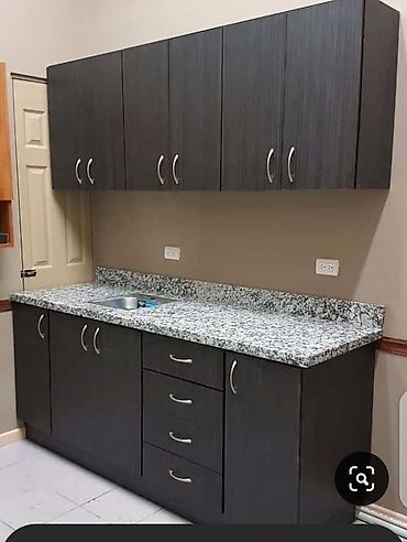 Sifarişlə mətbəx mebeli: Sifarişlə mətbəx dəsti, Özü çəkən petlələr, MDF, Kredit yoxdur — 19