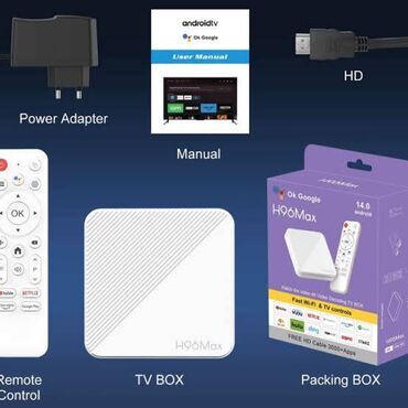 bakcell wifi modem: Новый Смарт ТВ приставка Google TV 2 ГБ / 16 ГБ, Android