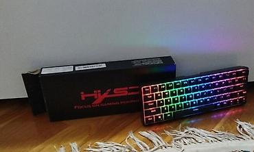 asus tuf dash: HXSJ kompakt oyun klaviaturası 1el işlənməmiş çox yaxşı oyunçuları — 1