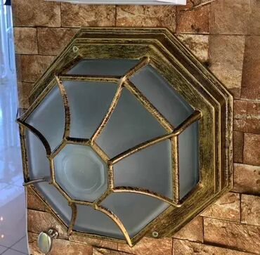 Baštenska rasveta: Crna Brodska lampa S1126V BK Bela Brodska lampa S1126V WH Crno Zlatna — 5