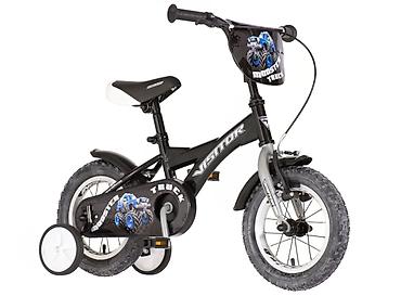 trake za bebe devojcice: Bicikl kids Visitor Truck 12" – crno‑sivi Šifra proizvoda: 112 — 1