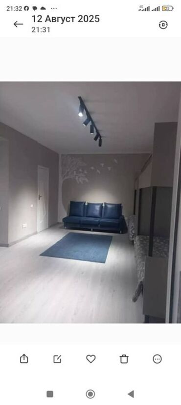 квартиры на иссык куле: 1 комната, 30 м², 2 этаж