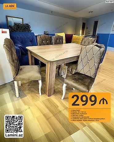 Mebel: Masa Dəsti – La Mini (Kod: 3501) - Mexanizm: Açılmayan - Ölçülər: 90 — 1