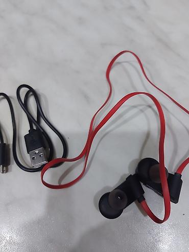 micro nauşnik: Yeni kançalı kabelsiz idman üçün qulaqlıq, heç istifadə olunmayıb — 1