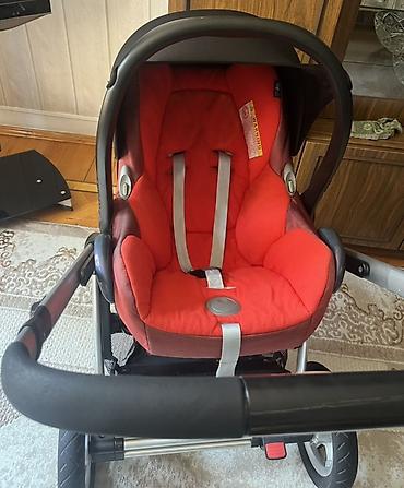 maxi cosi: Maxi-Cosi uşaq arabası seti - 3-də-1 sistem: beşik tipli lyulka — 4