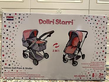 Коляска для кукол Dollri Starri 2-в-1 (Deluxe Doll Pram Stroller) -