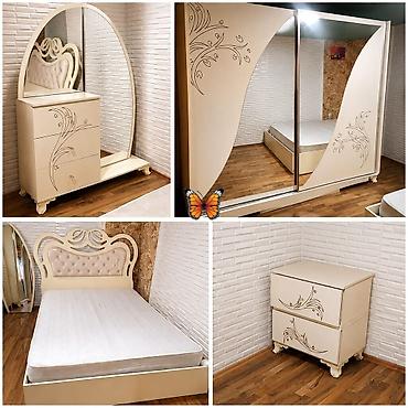 oval masa: Yataq dəsti satılır – 499₼ Tərkibi: - Bazalı iki nəfərlik çarpayı – — 1