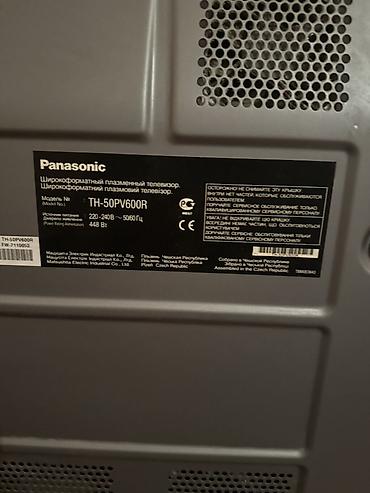 165 ekran tv: Panasonic VIERA genişformat plazma televizor Model: TH-50PV600R Ekran — 3
