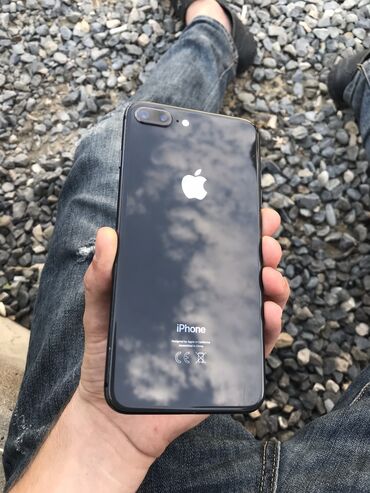 iphone 14 islenmis: IPhone 8 Plus, 256 GB, Space Gray, Barmaq izi