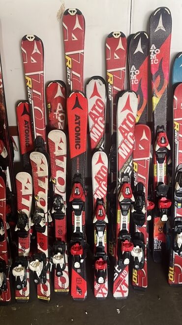 Лыжи: Для подготовленных склонов, С креплениями, Б/у — 11
