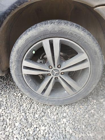 bmw 320i 2000: Mercedes-Benz orijinal yüngül lehimli disklər + Bridgestone şin dəsti — 3