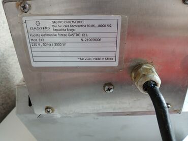 Ostali kuhinjski aparati: Profesionalna električna friteza od nerđajućeg čelika - Kućište i — 7