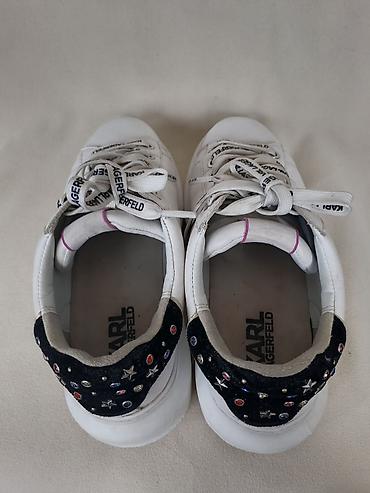 Patike: KARL LAGERFELD kozne patike br 37 - SNIZENO KARL LAGERFELD original — 4