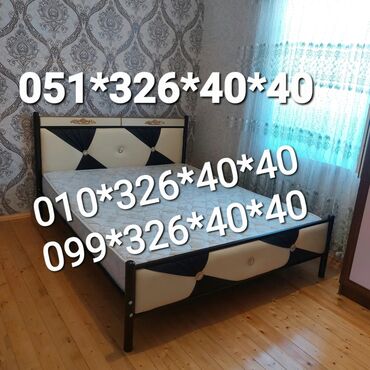 Çarpayılar: Yeni, İkinəfərlik çarpayı, Bazasız, Matras ilə, Siyirməsiz, Azərbaycan — 20