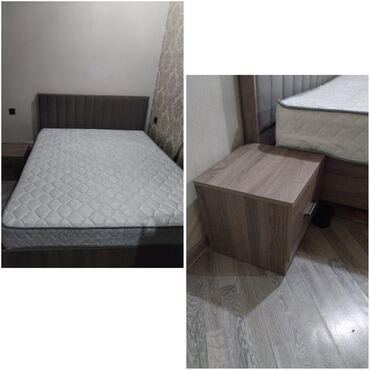 Masa və oturacaq dəstləri: Taxt,ortopedik matras ve bir tumba.qiymet 360 man.olcusu