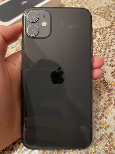 Apple iPhone: IPhone 11, 64 GB, Black Titanium, Face ID