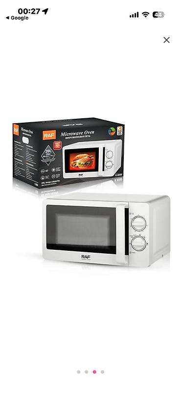 Mikrodalğalı soba Raf, Ayrıca dayanan, Mikrodalğalar ilə, rəng - Ağ, Yeni