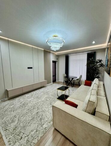 2 комнатные квартиры в бишкеке продажа: 2 комнаты, 55 м², Элитка, 8 этаж, Дизайнерский ремонт