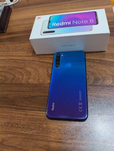Xiaomi: Xiaomi Redmi Note 8, 64 GB, rəng - Göy, 
 İki sim kartlı
