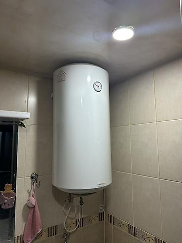 Сантехника: AQUAHOT EWH-V100 elektrik su qızdırıcısı (vertikal) - Tutum: 100 litr — 1