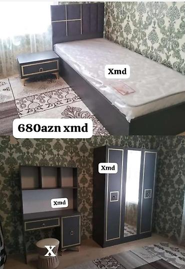 Gənc otağı mebel dəsti Tərkibi: - Tək nəfərlik çarpayı – yumşaq